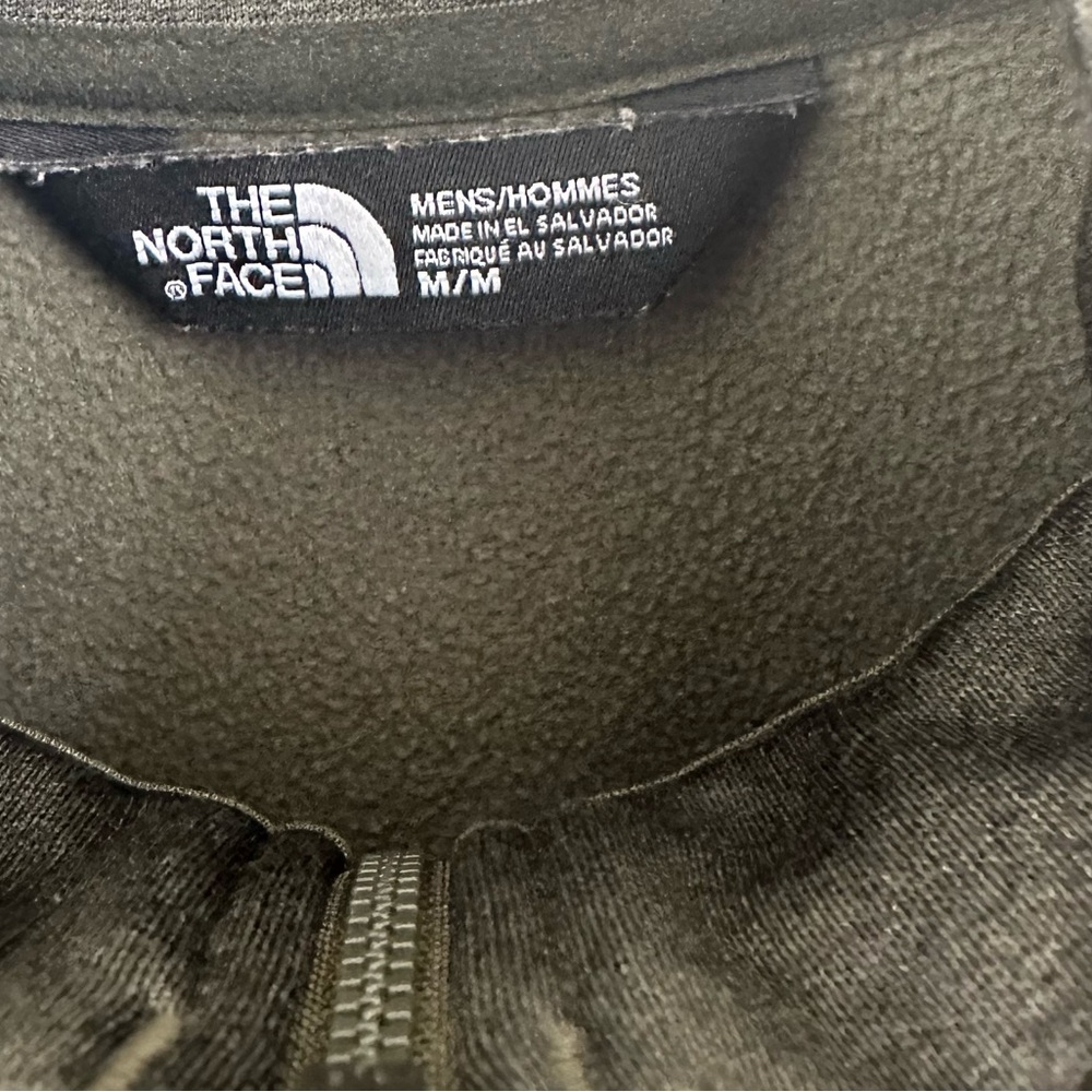 The North Face CANYONLANDS Green Half-Zip Fleece Mens - Picture 3 of 4